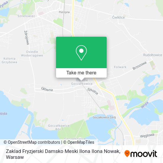 Zaklad Fryzjerski Damsko Meski Ilona Ilona Nowak map