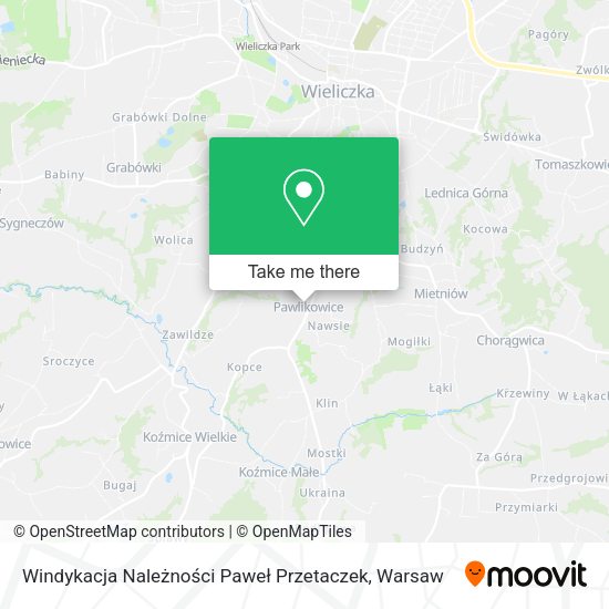 Windykacja Należności Paweł Przetaczek map