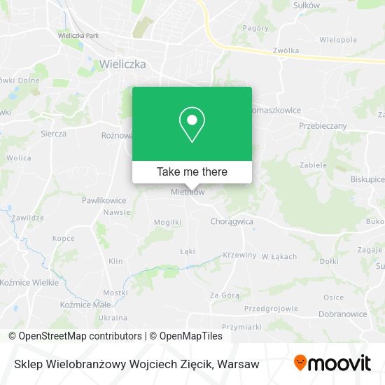 Sklep Wielobranżowy Wojciech Zięcik map