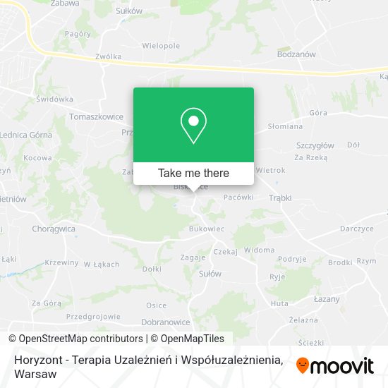 Horyzont - Terapia Uzależnień i Współuzależnienia map