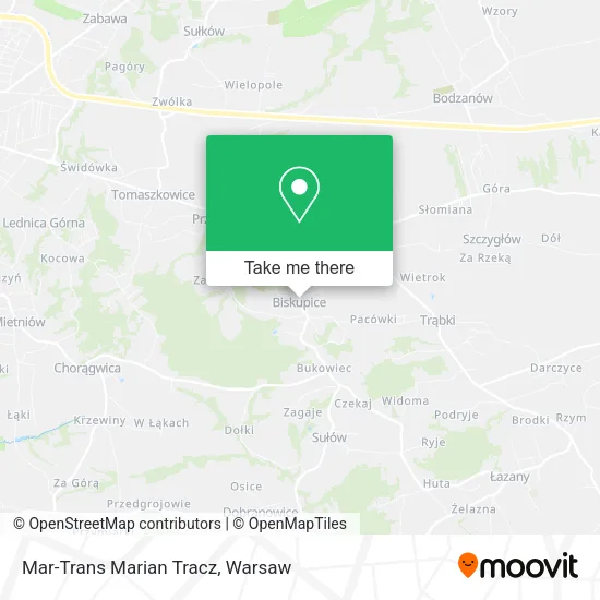 Mar-Trans Marian Tracz map