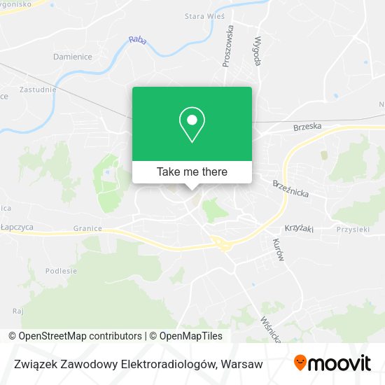 Związek Zawodowy Elektroradiologów map