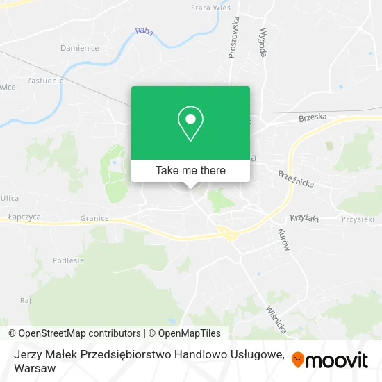 Jerzy Małek Przedsiębiorstwo Handlowo Usługowe map