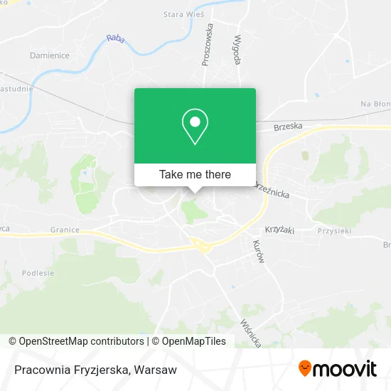 Карта Pracownia Fryzjerska