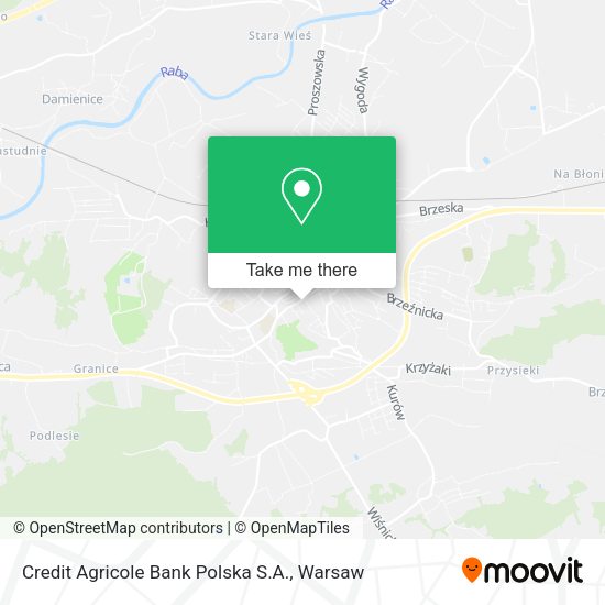 Credit Agricole Bank Polska S.A. map