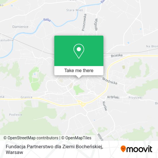 Fundacja Partnerstwo dla Ziemi Bocheńskiej map