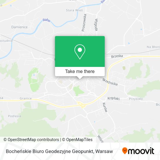 Bocheńskie Biuro Geodezyjne Geopunkt map