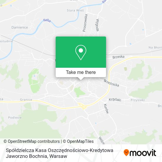 Spółdzielcza Kasa Oszczędnościowo-Kredytowa Jaworzno Bochnia map