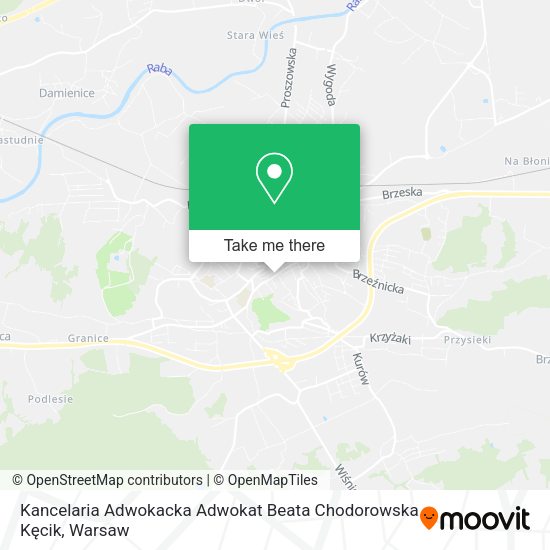 Kancelaria Adwokacka Adwokat Beata Chodorowska Kęcik map