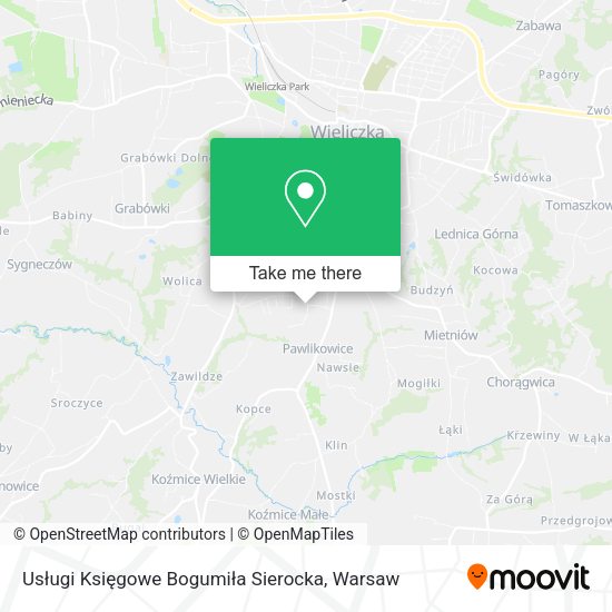 Usługi Księgowe Bogumiła Sierocka map