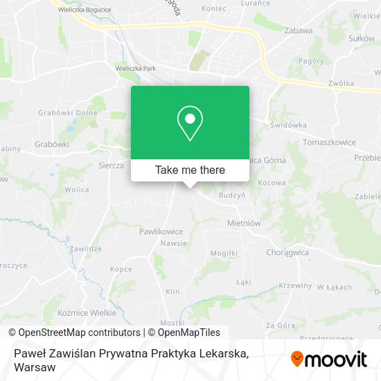 Paweł Zawiślan Prywatna Praktyka Lekarska map