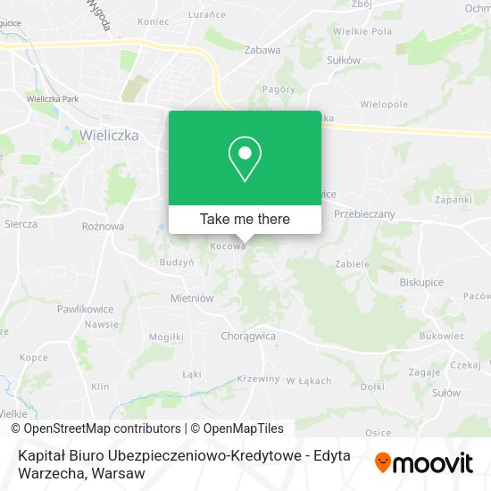 Kapitał Biuro Ubezpieczeniowo-Kredytowe - Edyta Warzecha map