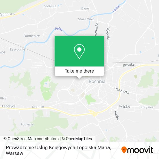 Prowadzenie Usług Księgowych Topolska Maria map