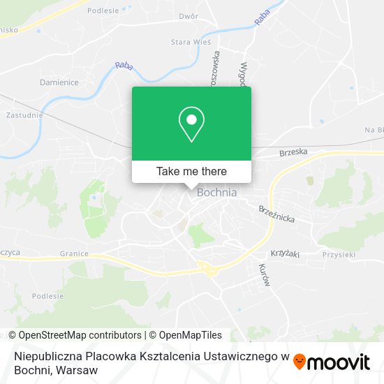 Niepubliczna Placowka Ksztalcenia Ustawicznego w Bochni map