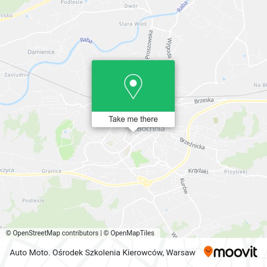 Auto Moto. Ośrodek Szkolenia Kierowców map