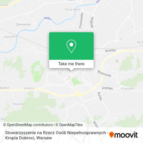 Stowarzyszenie na Rzecz Osób Niepełnosprawnych - Kropla Dobroci map