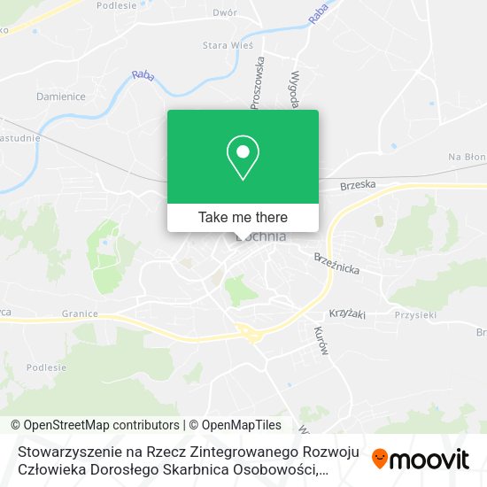 Stowarzyszenie na Rzecz Zintegrowanego Rozwoju Człowieka Dorosłego Skarbnica Osobowości map