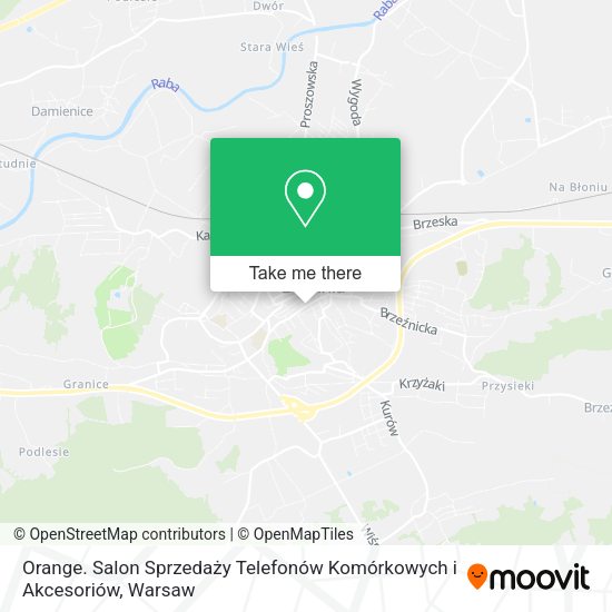 Orange. Salon Sprzedaży Telefonów Komórkowych i Akcesoriów map