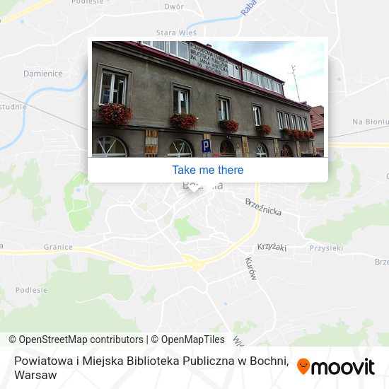 Powiatowa i Miejska Biblioteka Publiczna w Bochni map