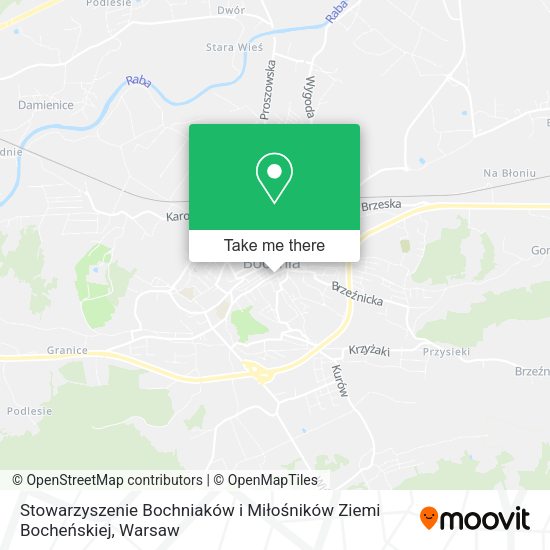 Stowarzyszenie Bochniaków i Miłośników Ziemi Bocheńskiej map