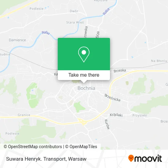 Suwara Henryk. Transport map