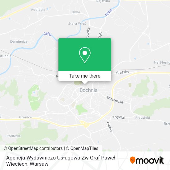 Agencja Wydawniczo Usługowa Zw Graf Paweł Wieciech map