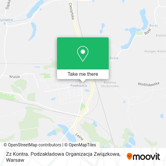 Zz Kontra. Podzakładowa Organizacja Związkowa map