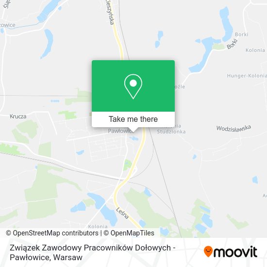 Związek Zawodowy Pracowników Dołowych - Pawłowice map