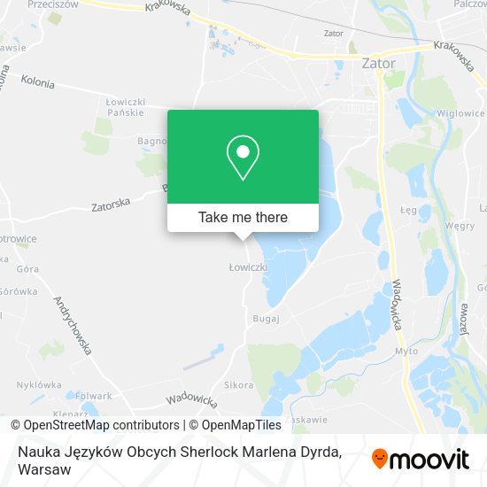 Nauka Języków Obcych Sherlock Marlena Dyrda map