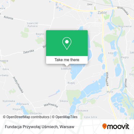 Fundacja Przywołaj Uśmiech map