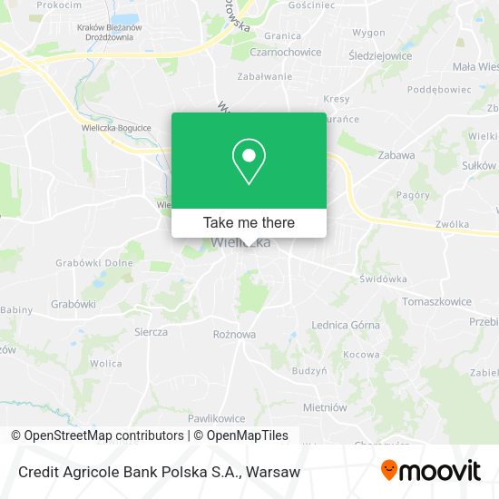 Credit Agricole Bank Polska S.A. map