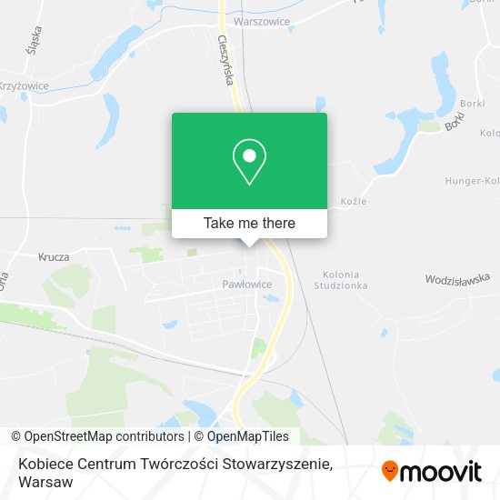 Kobiece Centrum Twórczości Stowarzyszenie map