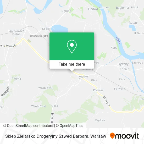 Sklep Zielarsko Drogeryjny Szwed Barbara map