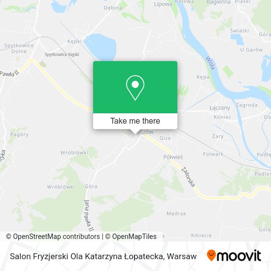 Карта Salon Fryzjerski Ola Katarzyna Łopatecka