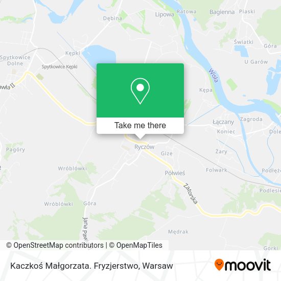 Kaczkoś Małgorzata. Fryzjerstwo map