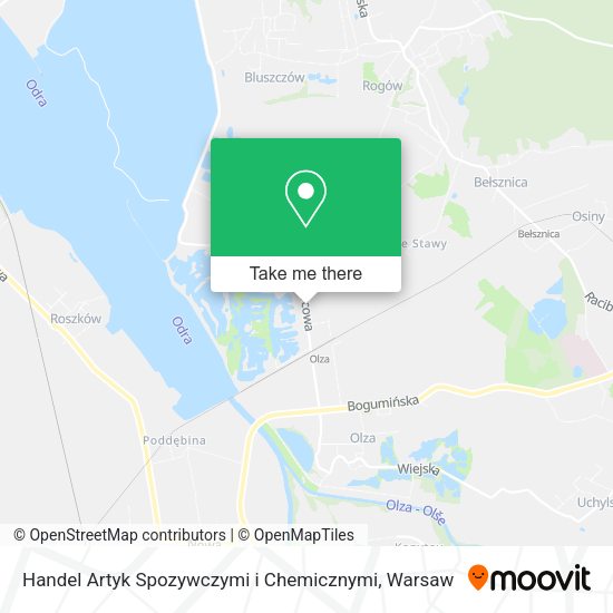 Handel Artyk Spozywczymi i Chemicznymi map