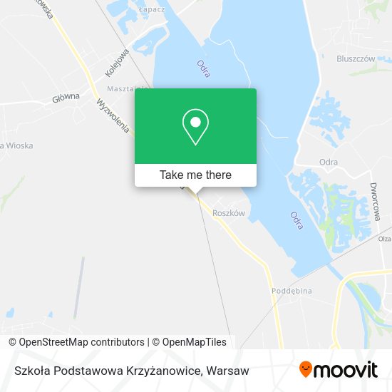 Карта Szkoła Podstawowa Krzyżanowice