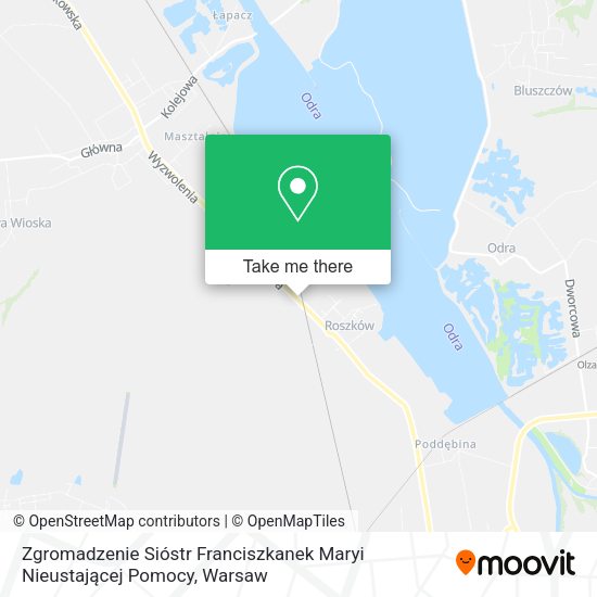 Zgromadzenie Sióstr Franciszkanek Maryi Nieustającej Pomocy map