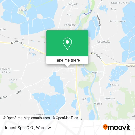 Inpost Sp z O.O. map