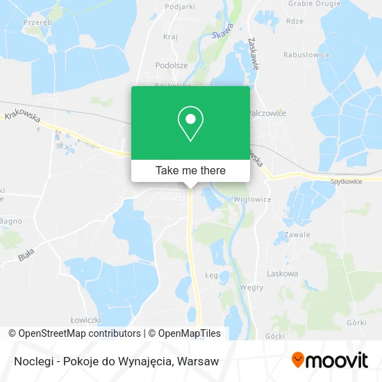 Noclegi - Pokoje do Wynajęcia map