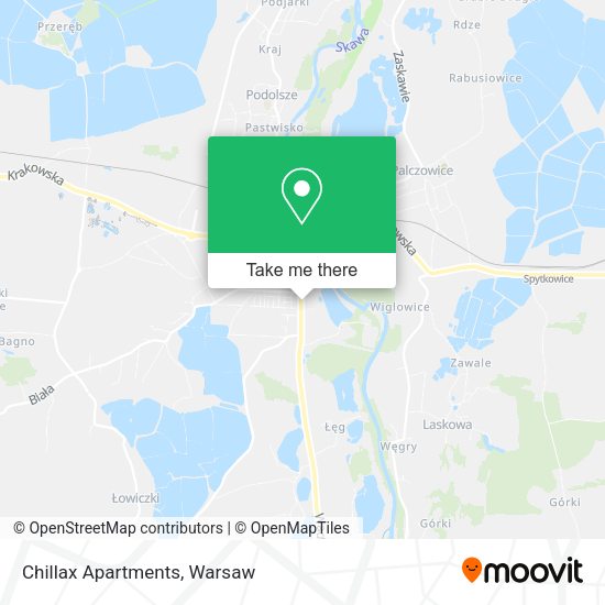 Chillax Apartments map