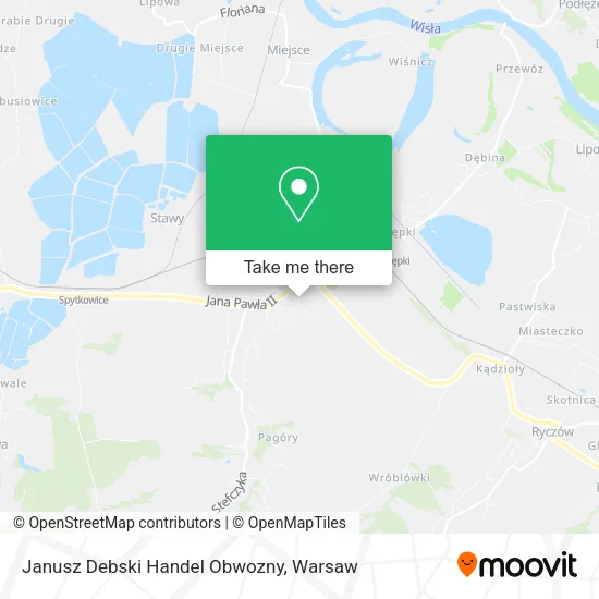 Карта Janusz Debski Handel Obwozny