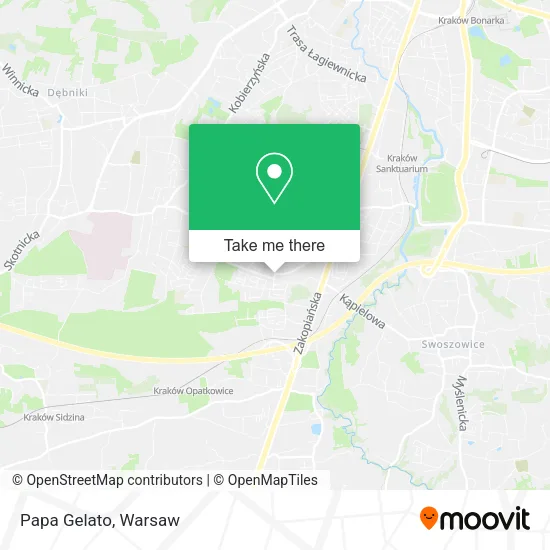 Papa Gelato map