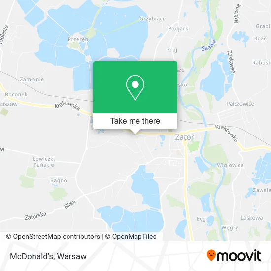 Карта McDonald's