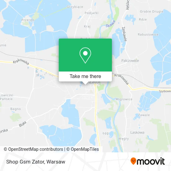 Карта Shop Gsm Zator