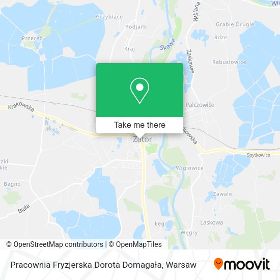 Pracownia Fryzjerska Dorota Domagała map