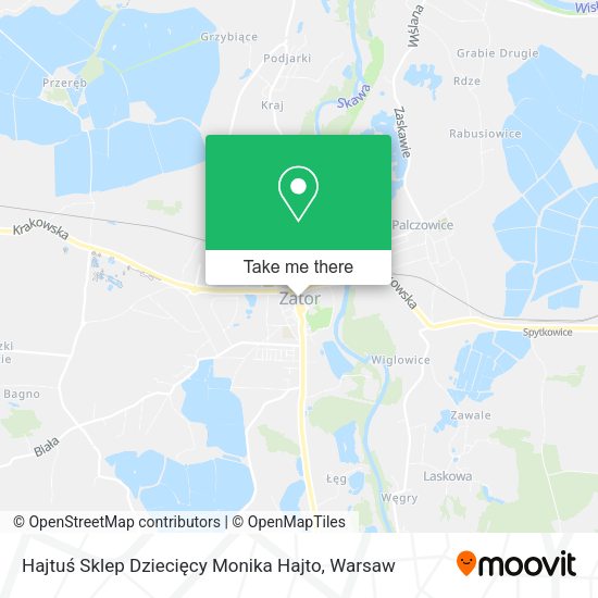 Hajtuś Sklep Dziecięcy Monika Hajto map