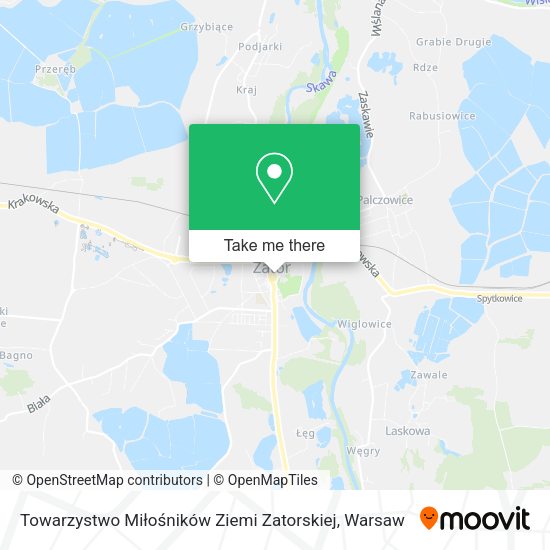 Towarzystwo Miłośników Ziemi Zatorskiej map