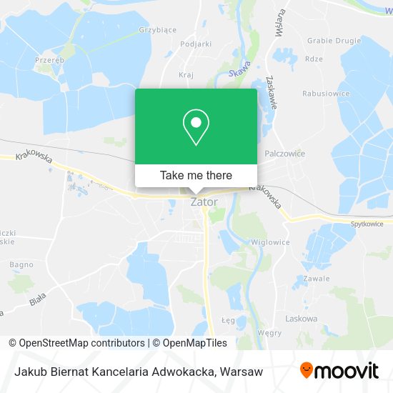 Jakub Biernat Kancelaria Adwokacka map