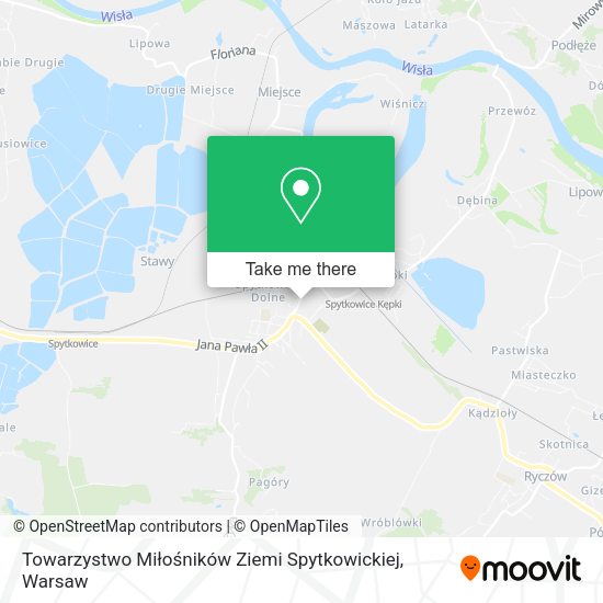 Towarzystwo Miłośników Ziemi Spytkowickiej map